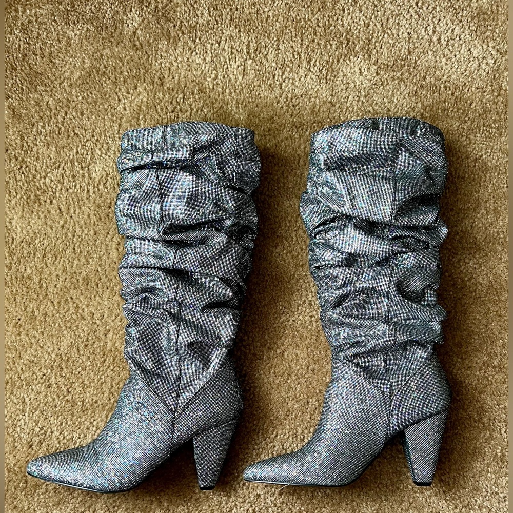 Steve Madden Mirage Glitter Boots - Picture 9 of 13